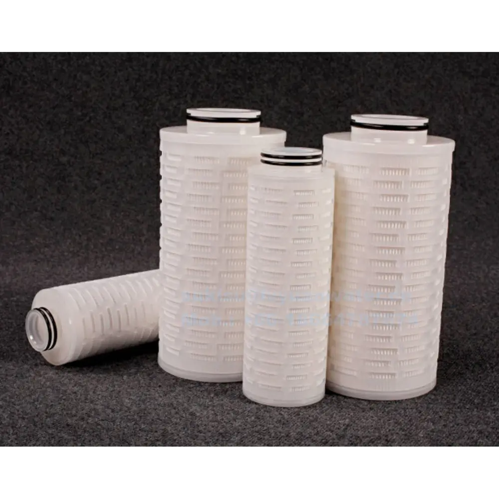 Electronics Industrial water filtration 222 226 334 end 10 inch Pleated High Flow filter cartridges with 83mm 130mm diameter