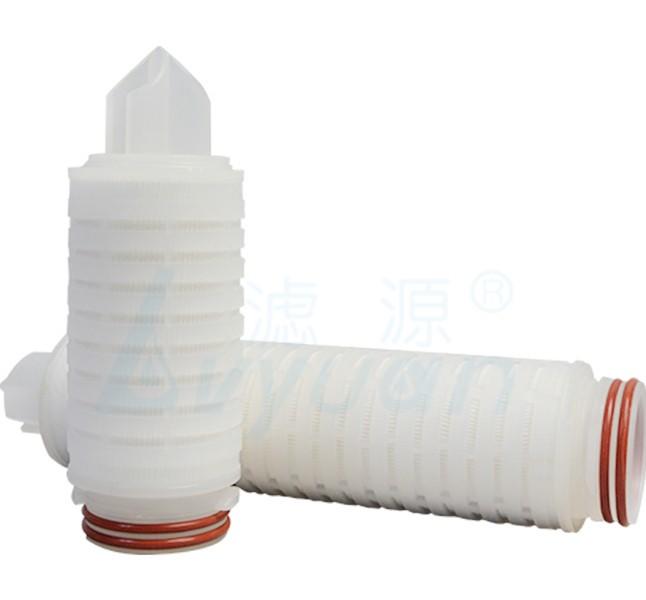 Micro porous PP membrane water filter 215 222 226 pleated polypropylene filter cartridge for industrial water oil filtration