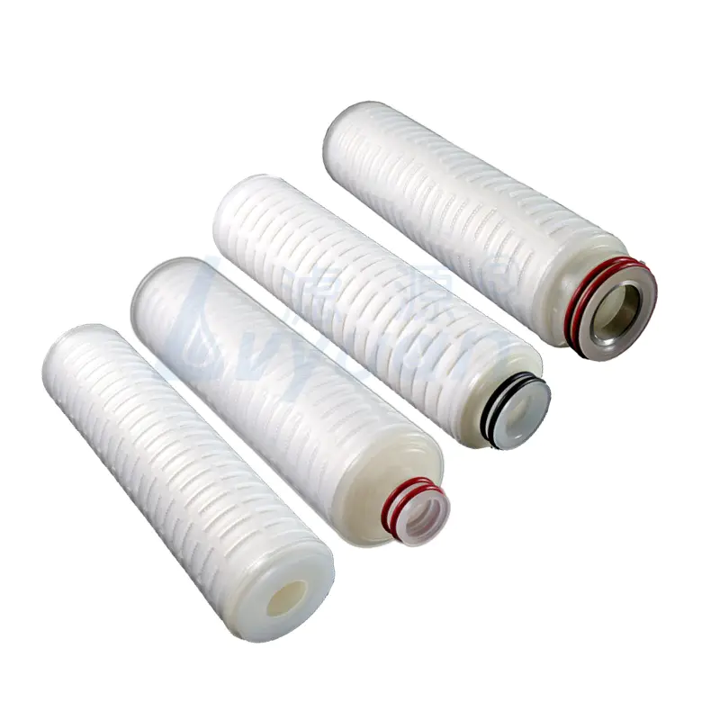 Best price 10'' 0.1 1 micron ptfe pleated filter cartridge