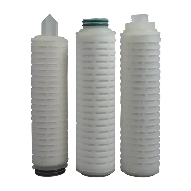 RO water filter replacement parts Slim double opened 10 micron 10 inch pleated sediment cartridge filter