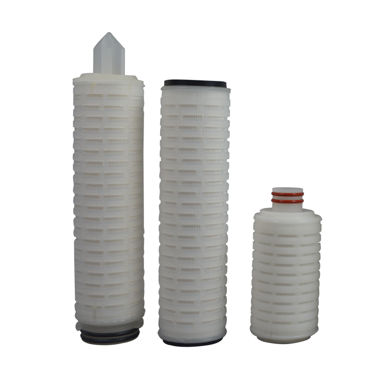 Promotional Good Quality 10 inch ptfe pleated filter cartridge for drinking water