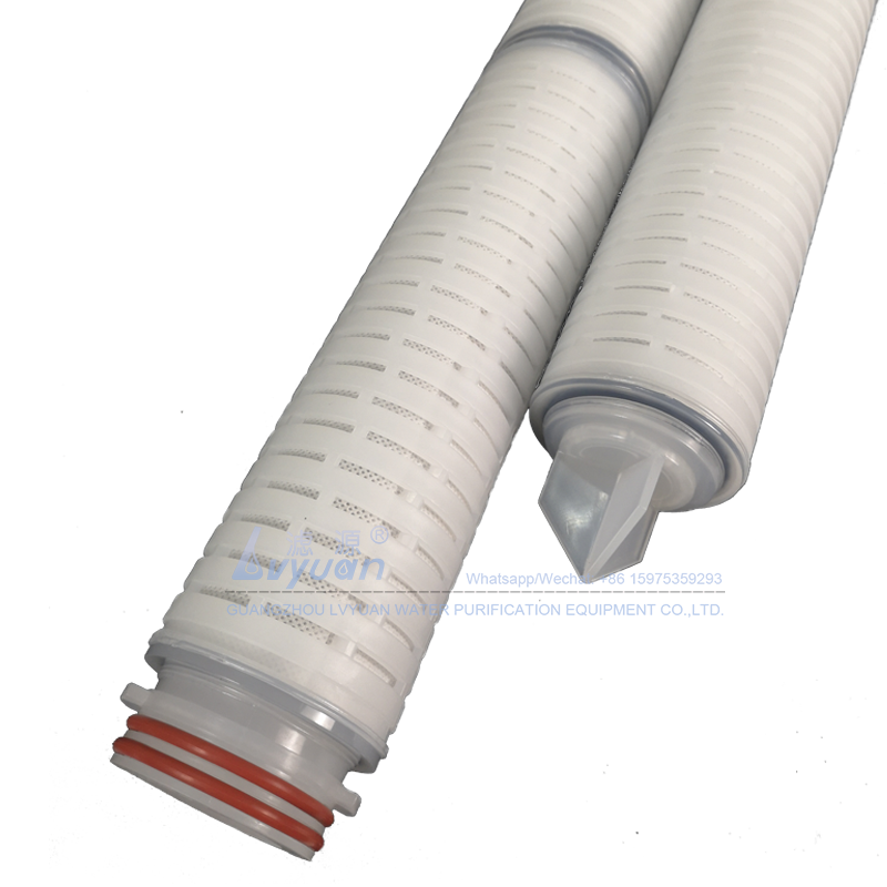 Chemical 2.5 5 10 inch 0.22/0.3/0.45/1 microns pes absolute filtration filter for 222 226 code sterile gas water air filter
