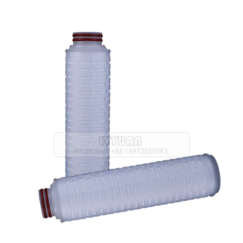 Best quality 0.1 0.22 0.5 1 5 10 micron wine membrane filter/pleated micron filter