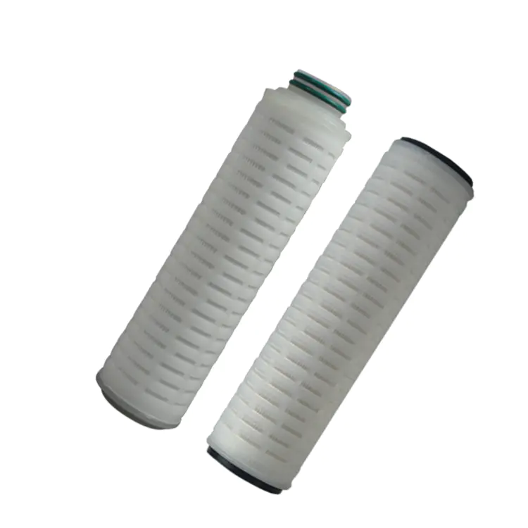 20 inch 1 micron pp pleated filter cartridge for liquid water filtration housing