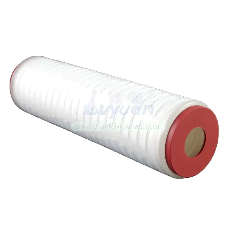 Manufacture micropore PP pleated 10/20 inch water cartridge filter with 5 micron PP filter membrane