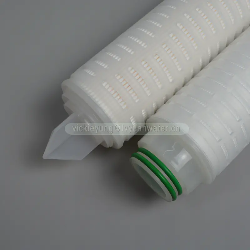 Micropore DOE double open EPDM10 micron pleated PP filter for stainless steel filter housing 20