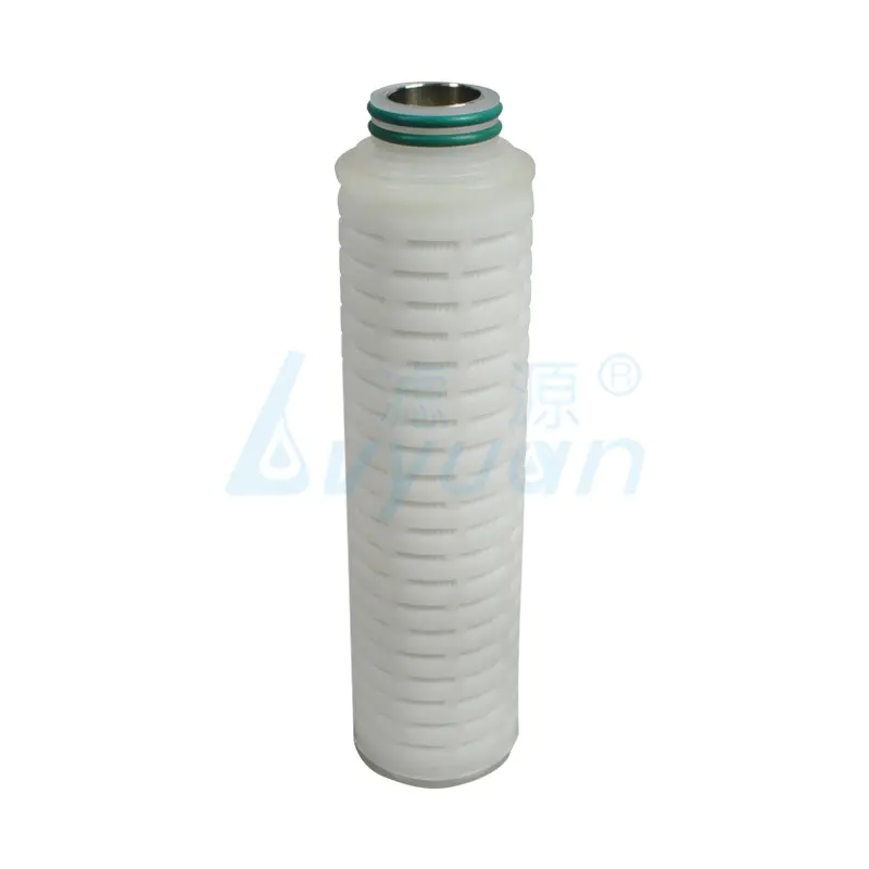 0.22 micron 0.45 um10 20 30 40 inch Nylon membrane pleated water filter cartridge