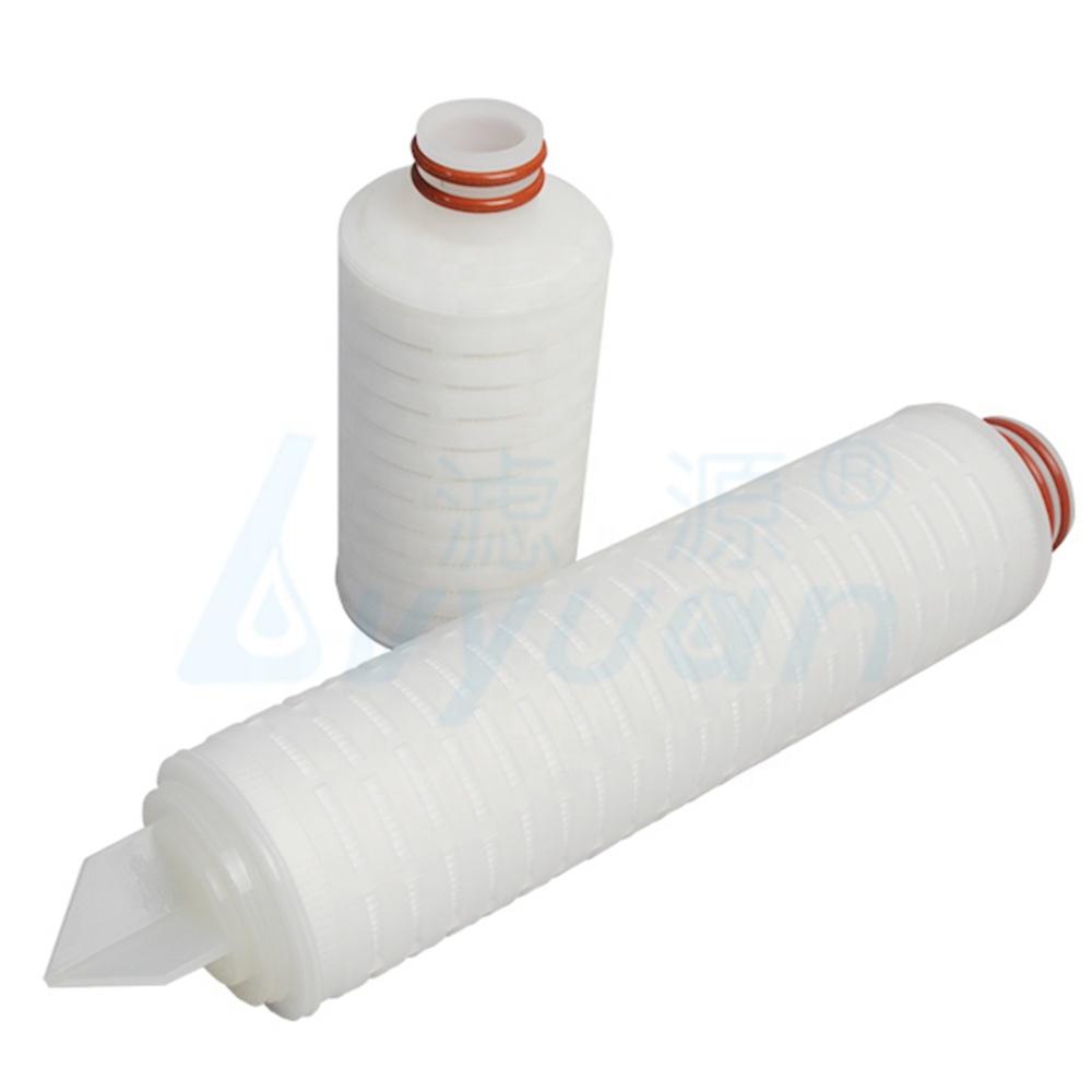 10 20 30 40 inch 0.45 micron pleated filter cartridge pes/pvdf/nylon membrane filter