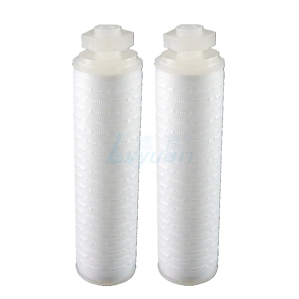 0.2 micron 30 inch pp pleated water cartridge industrial membrane filter cartridge for food and beverage filtration