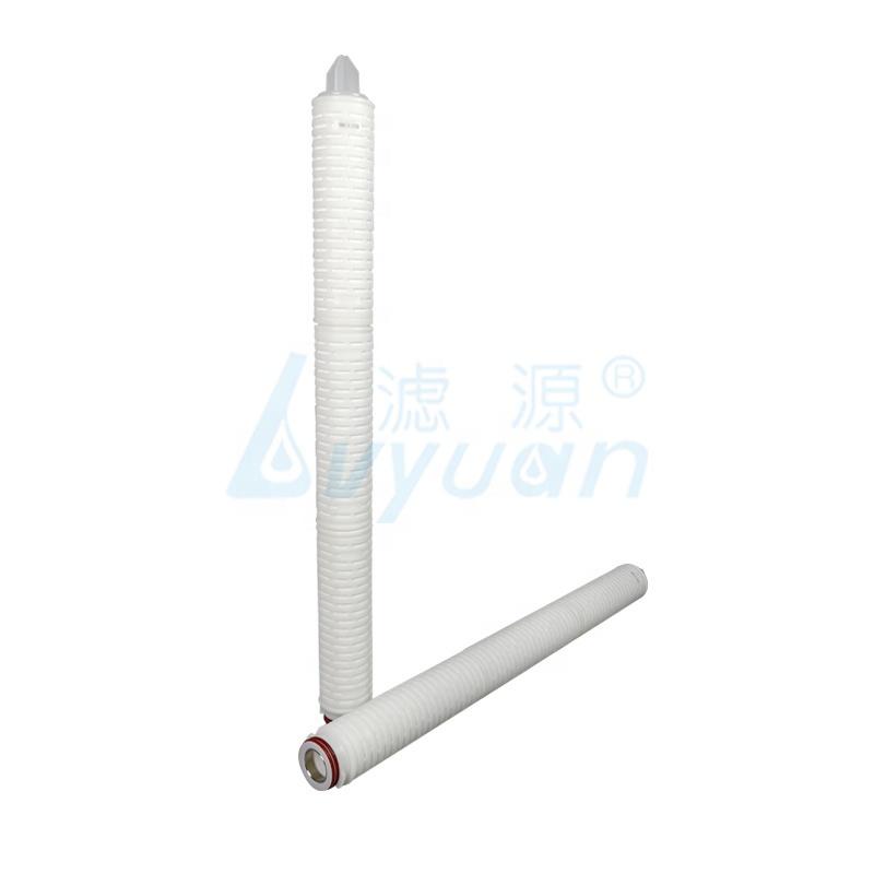 0.22 micron 10 20 30 40 inch water filter element Nylon pleated filter cartridge/membrane filter