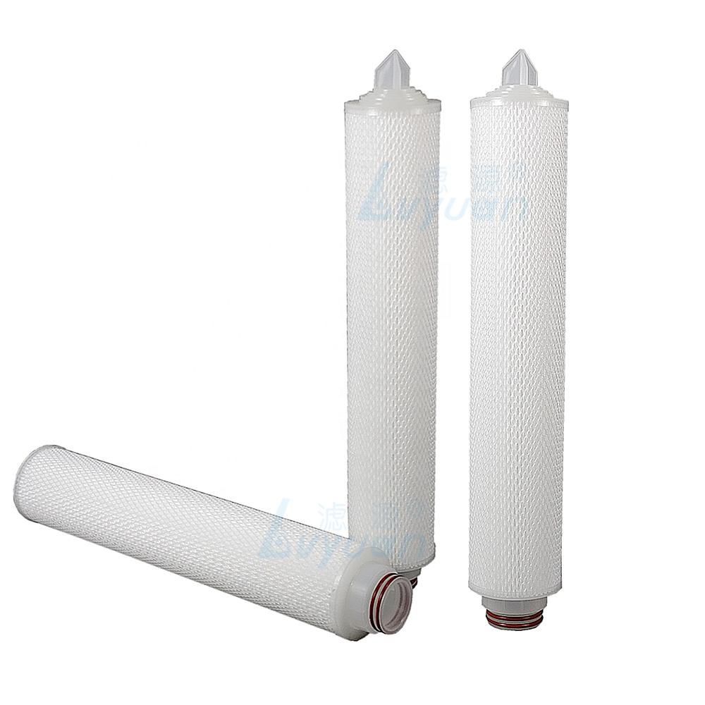 high efficiency 0.1 0.22 0.45 0.65 1 micron pp filter pleated membrane filter cartridge high flow filter