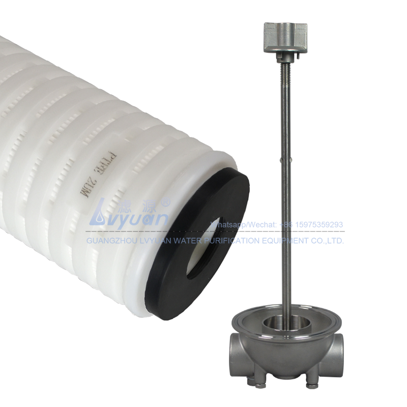 Factory price micropore absoluted micron rate 10 inch microns pp pleated filter for single DOE 10" cartridge filter housing