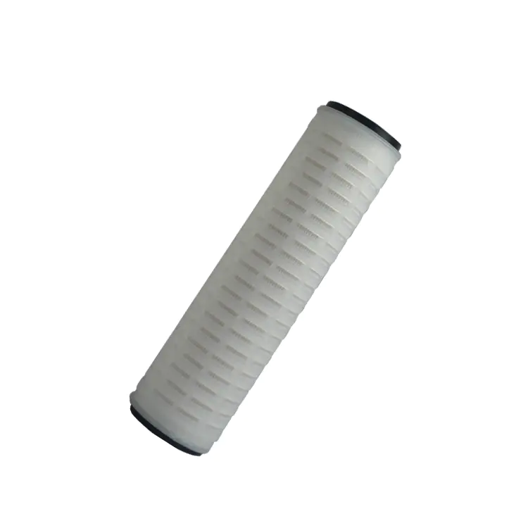 single open end with ear pleated filter cartridge