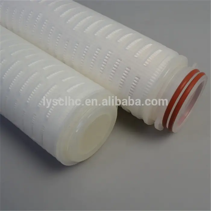 High quality 10/20/30/40 inch doe pleated water filters with 0.45 microns PP pleated membrane