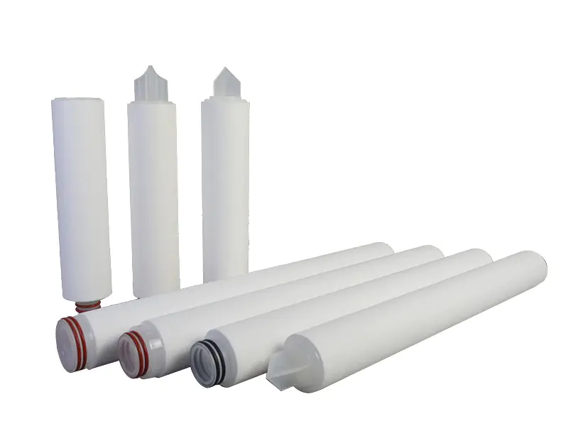DOE absoluted microns rate PTFE 2um 20 inch membrane pleated filter cartridge for pharmaceutical filtration industry