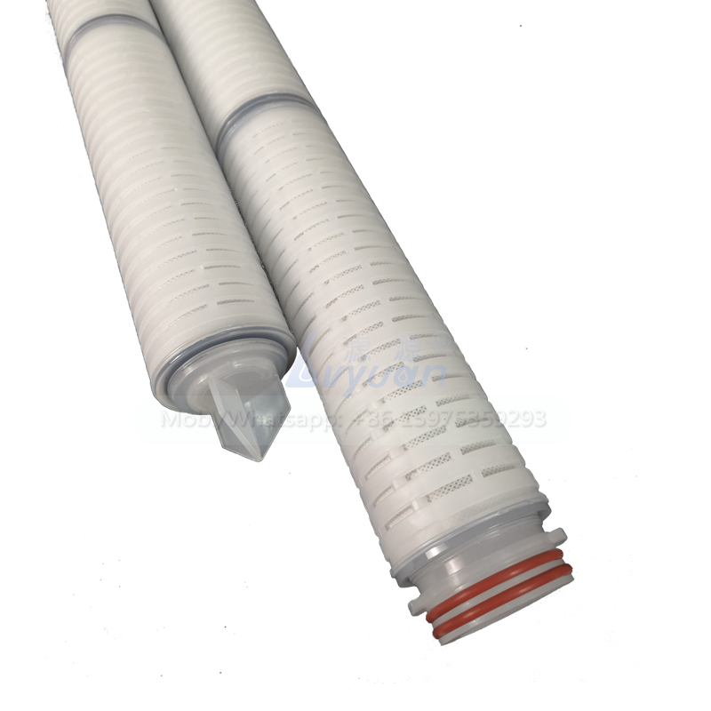 ACF type 10 20 30 40 inch carbon fiber media 226 code pleated microns filter cartridge for water treatment machinery