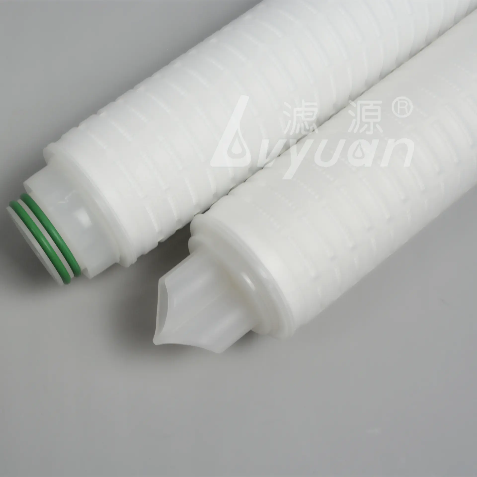 0.2 micron 0.45um 10 inch PTFE membrane pleated filter cartridges for respiratory vent filtration