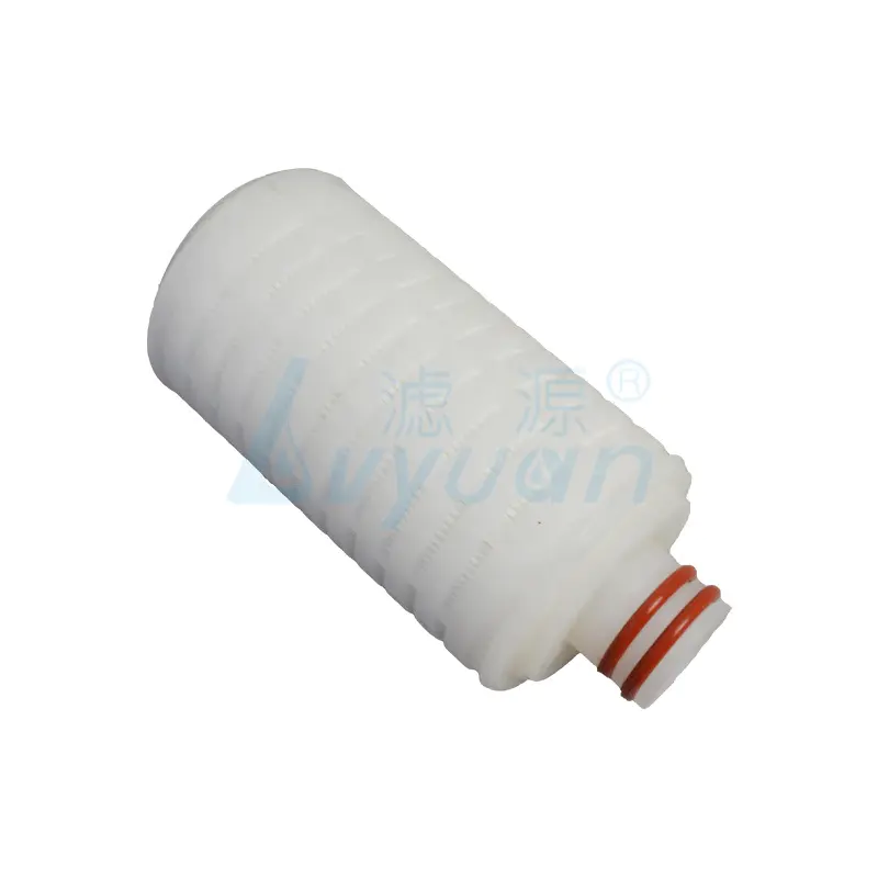 0.1um - 100 um liquid/gas filter cartridge pp mini pleat filter