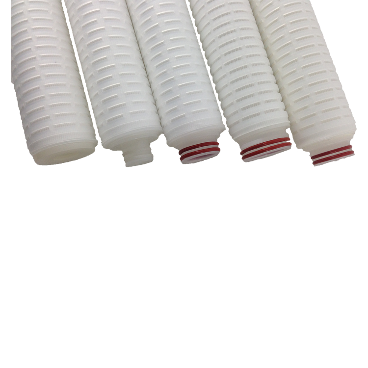 OEM 1 5 micron Pleated elements PP PTFE PES micron cartridge water filters