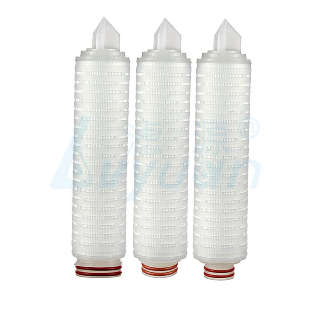 0.1 0.45 0.65 0.8 1 2 3 5 micron pp pleated water filter for wine filtration