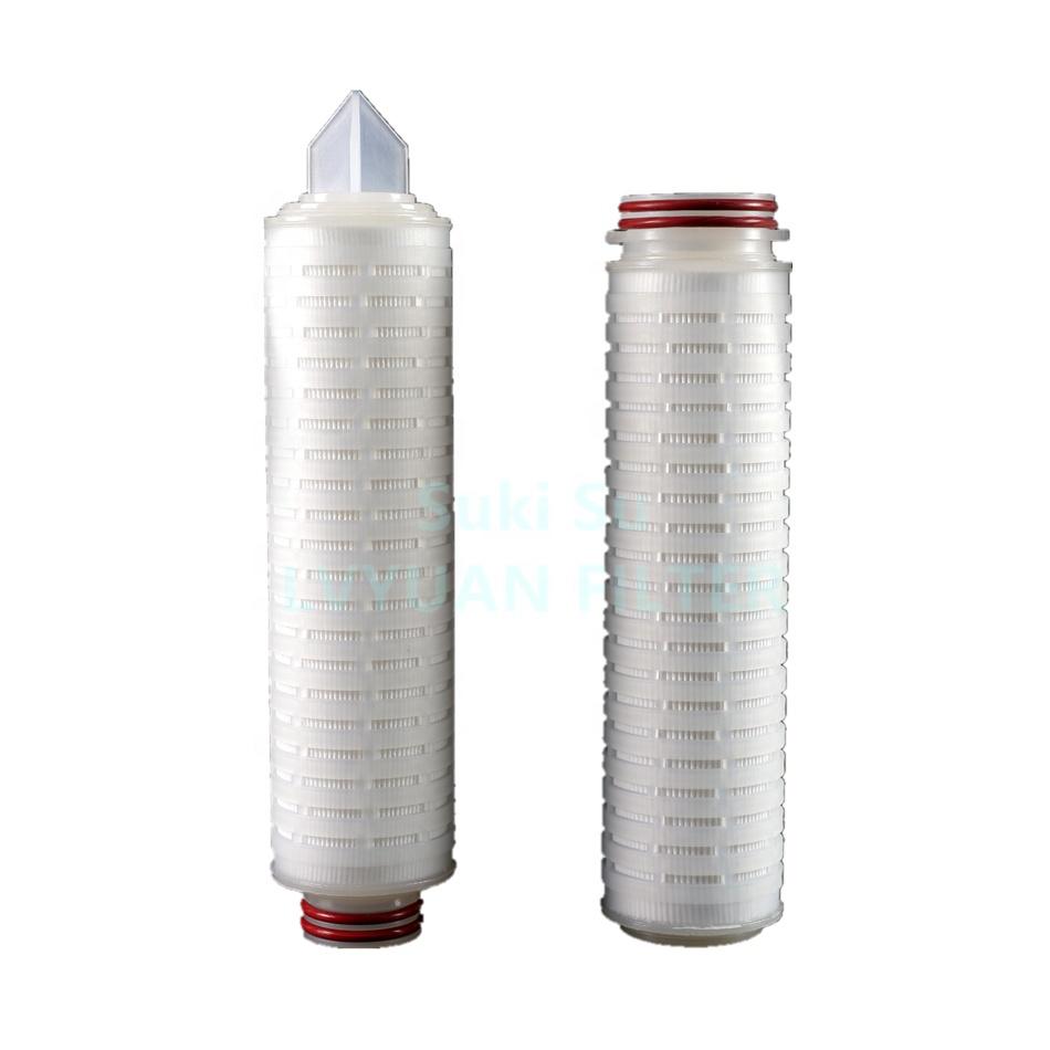 Pleatedfilter for 316L stainless steel clamp filter housing 0.22 5 micron10 inch membrane pleated PP filter