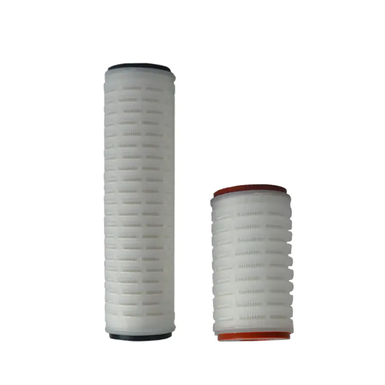 Chinese high quality pleated fibre felt filter cartridge Custom size