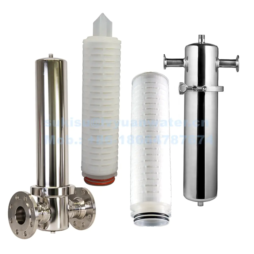 Hydrophobic PTFE filter Cartridge for Compressed Air Purification system