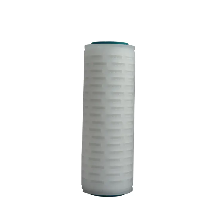 Micropore PTFE PES PVDF N66 pleated membrane 10 inch 0.2 5 micron pleated cartridge filter water filter