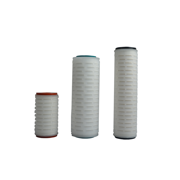 Manufacture micro membrane 10/20 inch pleated polypropylene filter cartridge for water treatment replacement