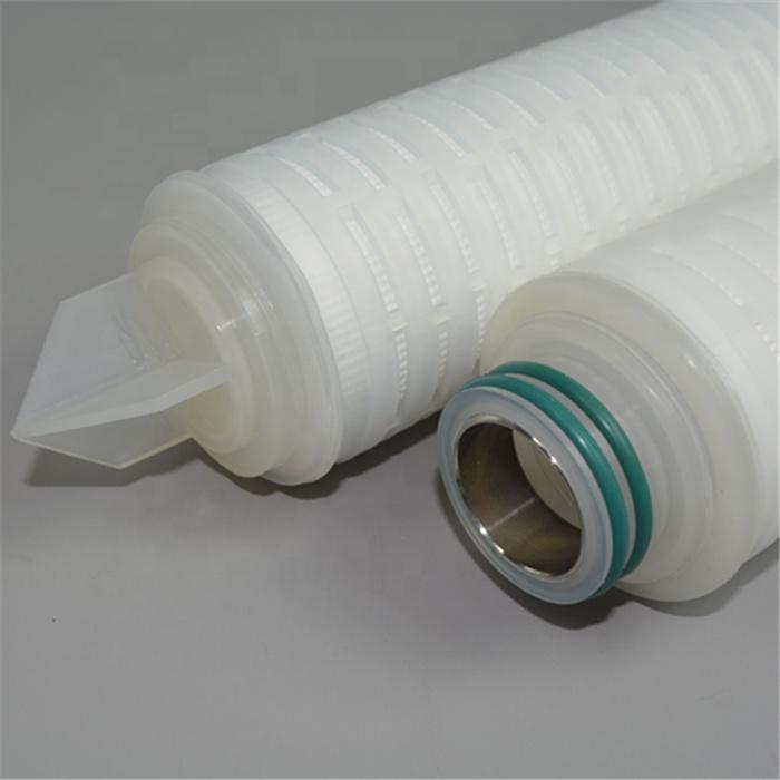 High efficiency industrial oil filter 20 30 40 inch 5 microns pleated fiber glass filter cartridge for water/liquid/oil filter