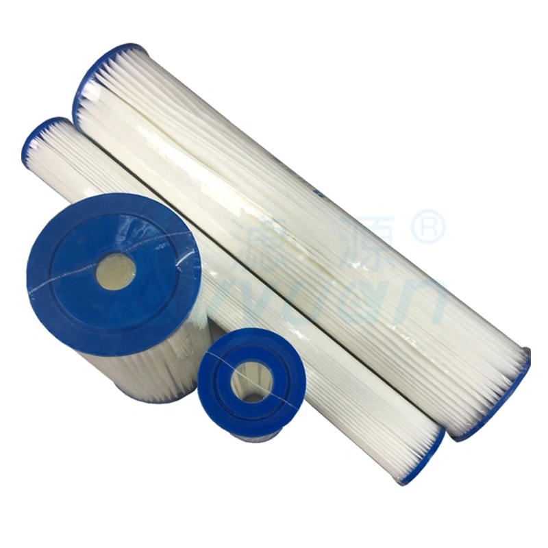 Manufacturer Folded PE filtros de sedimentos big blue 10 inch water filter cartridge for for big blue 20" inch housing