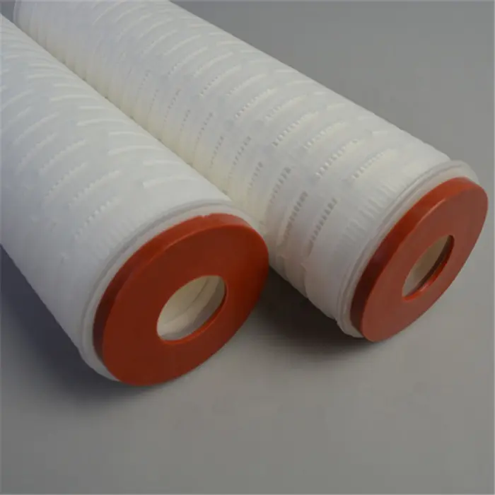 Folded PP membrane Polypropylene Pleated Filter Cartridge with DOE SOE code 7 8 end