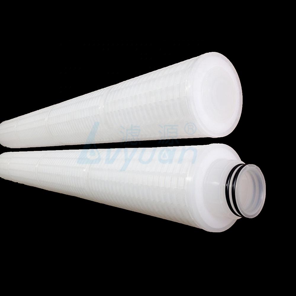 20 inch water pleated cartridge filter jumbo size netting surface with 3fin 222 for water purification