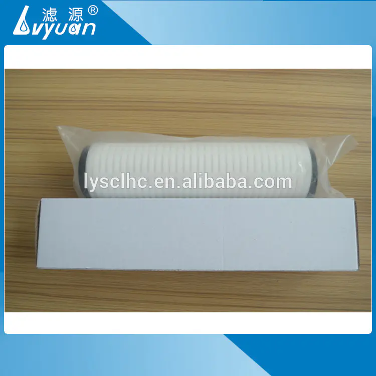 Pleated filter element 5 micron pleated filter cartridge with plastic core
