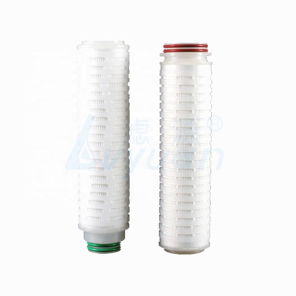 0.45 Micron 10/20 Inch PTFE Membrane Pleated Water Cartridge Filter