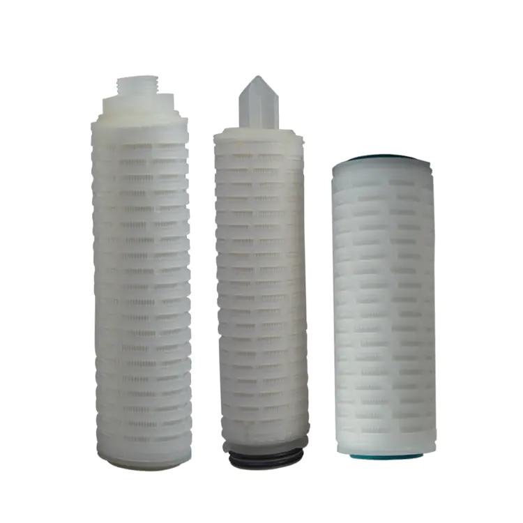 Hydrophilia micro cartridge filter 0.45um ptfe porous membrane filter for 10 20 inch mineral water filtration plant