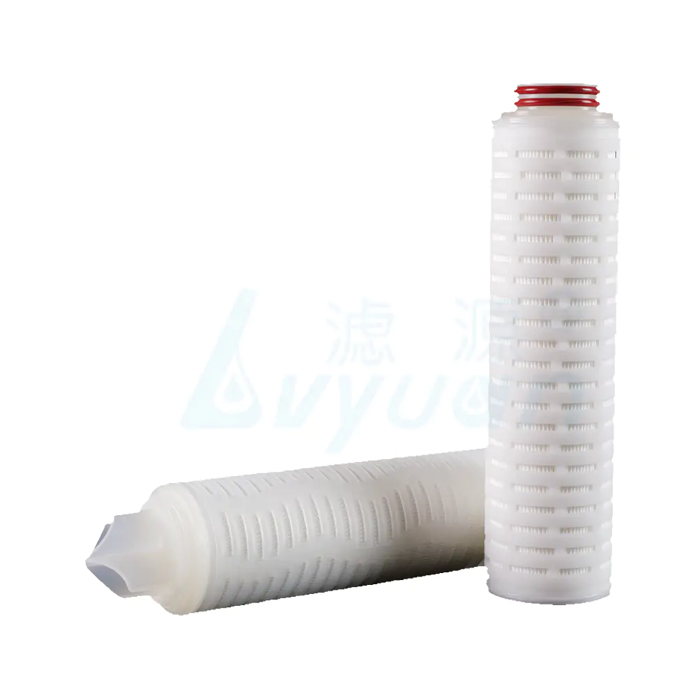 50pcs 1 box 10 inch candle pleated filter cartridge/code 7 filter cartridge pp membrane water filter
