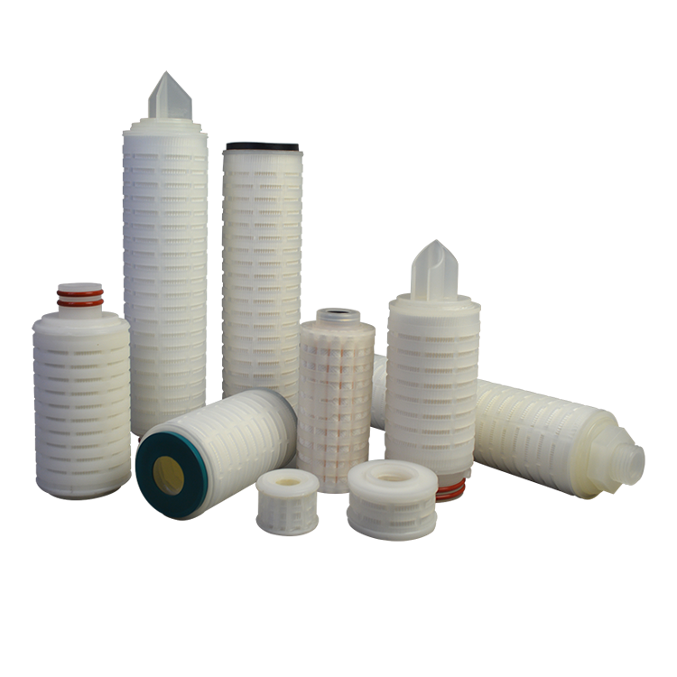 RO filter system best quality PP PTFEpleated 0.1 micronmicroporous folded filter cartridge