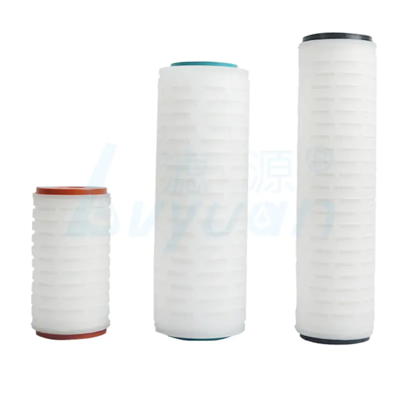 0.1 0.2 0.45 0.65 1 3 5 micron pp pleated cartridge filter for sea water filtration