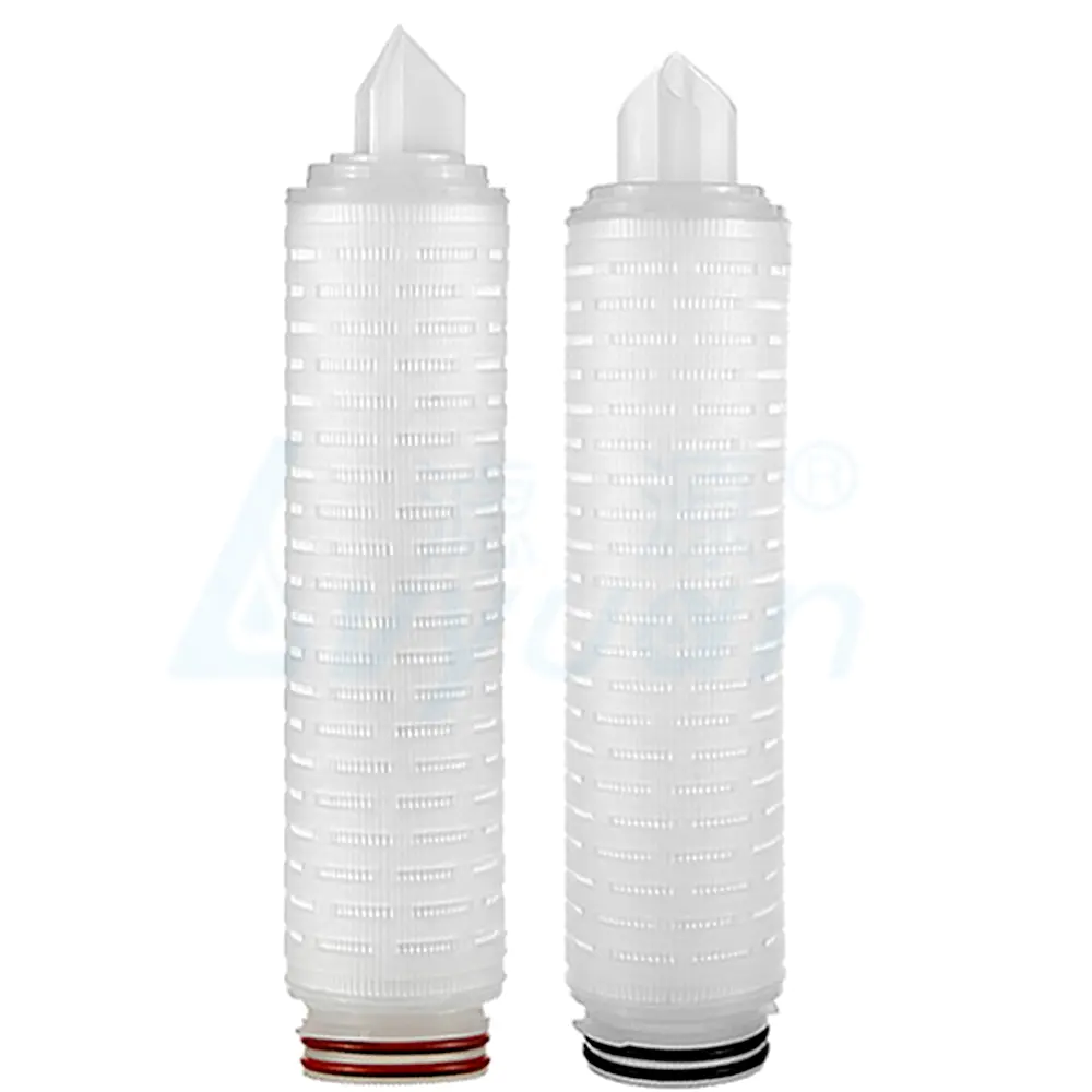 China manufacturer best price 0.45 micron absolute pleated water filter cartridge for water filtration