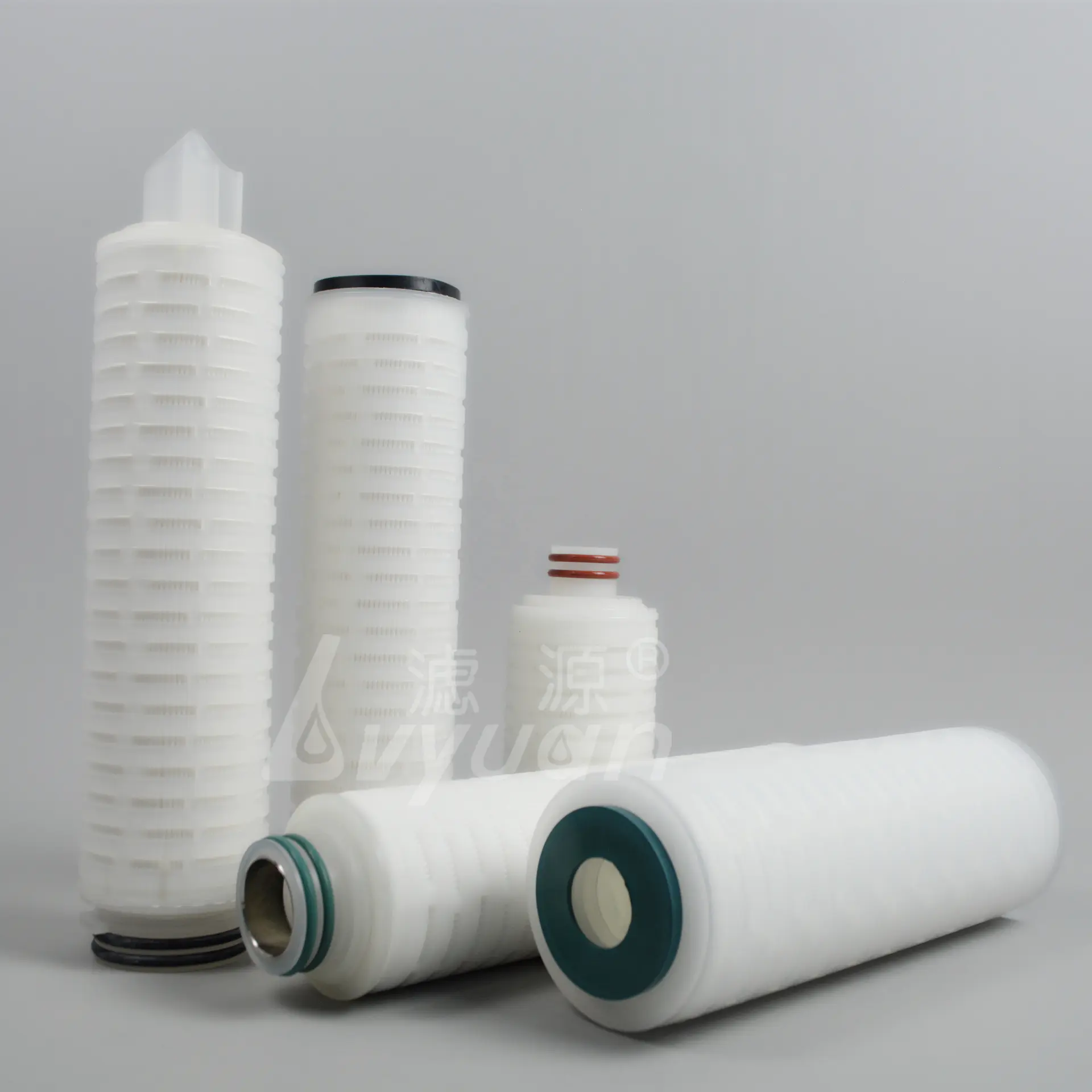 0.1 0.22 0.45 0.65 um Beverage grade Polyethersulfone Membrane (PES) pleated Filter Cartridges