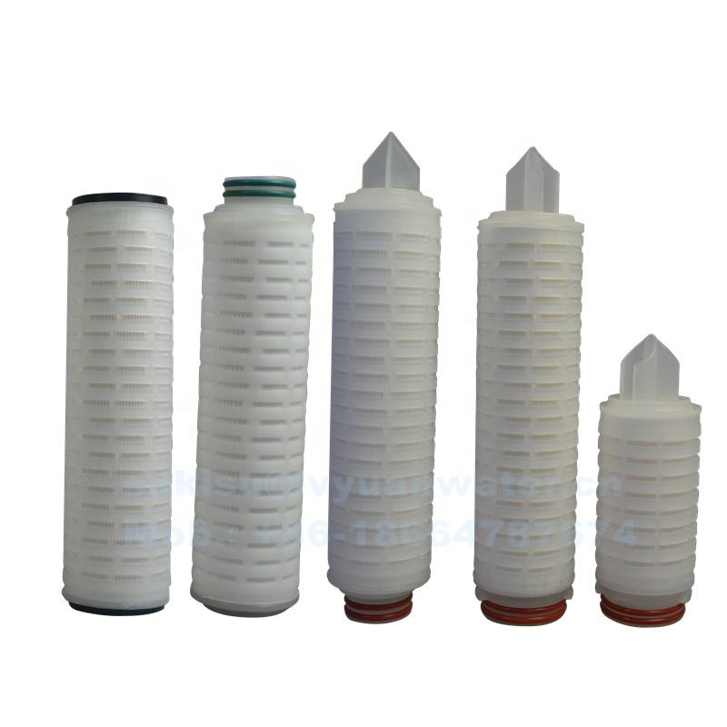0.22 um micron Pleated Membrane PTFE Air Vent Filter for ss gas steam cartridge housing 215 222 226