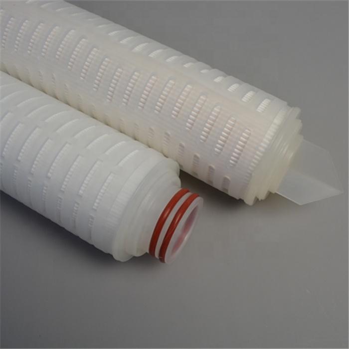 0.2 micron pleated Ptfe PP cartridge filter for filter Housing with 226/222 Flat/Fin