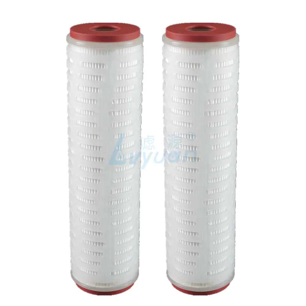 226 DOE end caps pleated water cartridge filter for waste water filtration