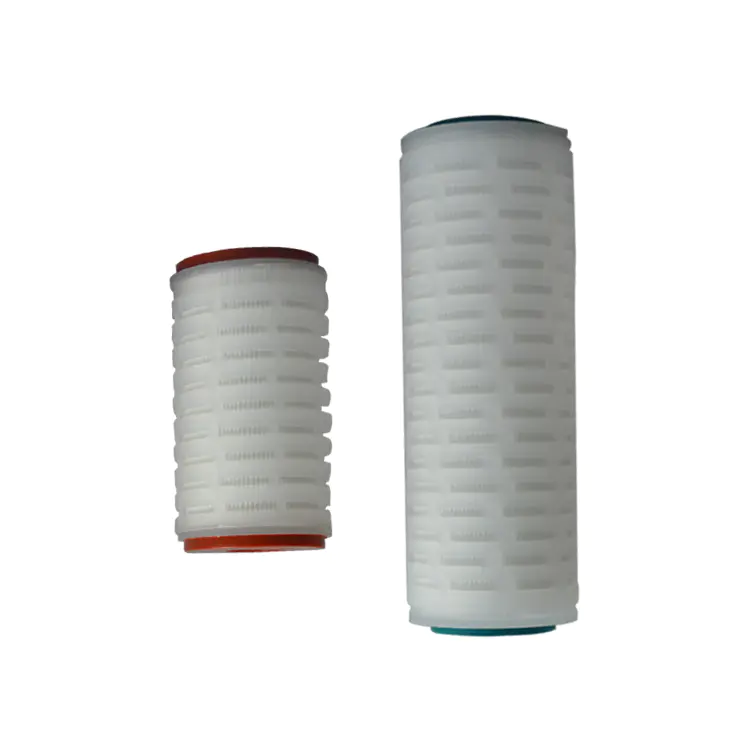 Hydrophilia micro cartridge filter 0.45um ptfe porous membrane filter for 10 20 inch mineral water filtration plant