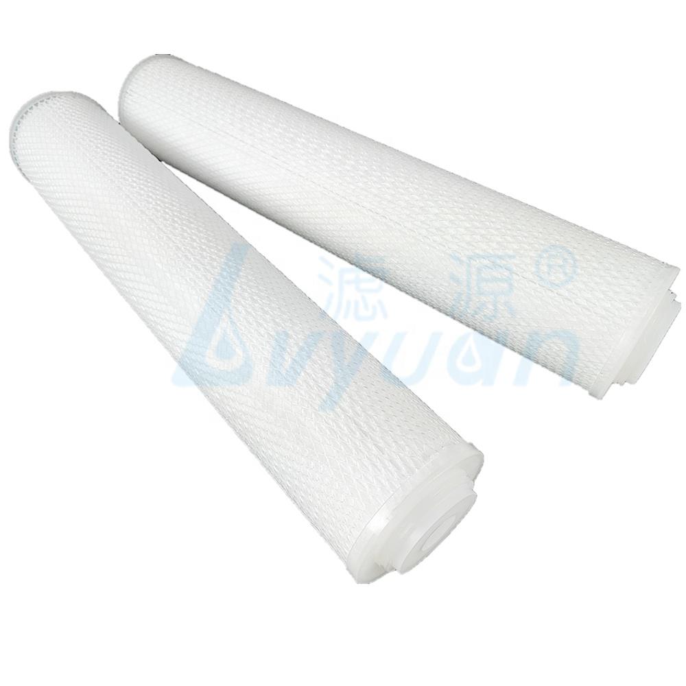 20 inch water pleated cartridge filter jumbo size netting surface with 3fin 222 for water purification