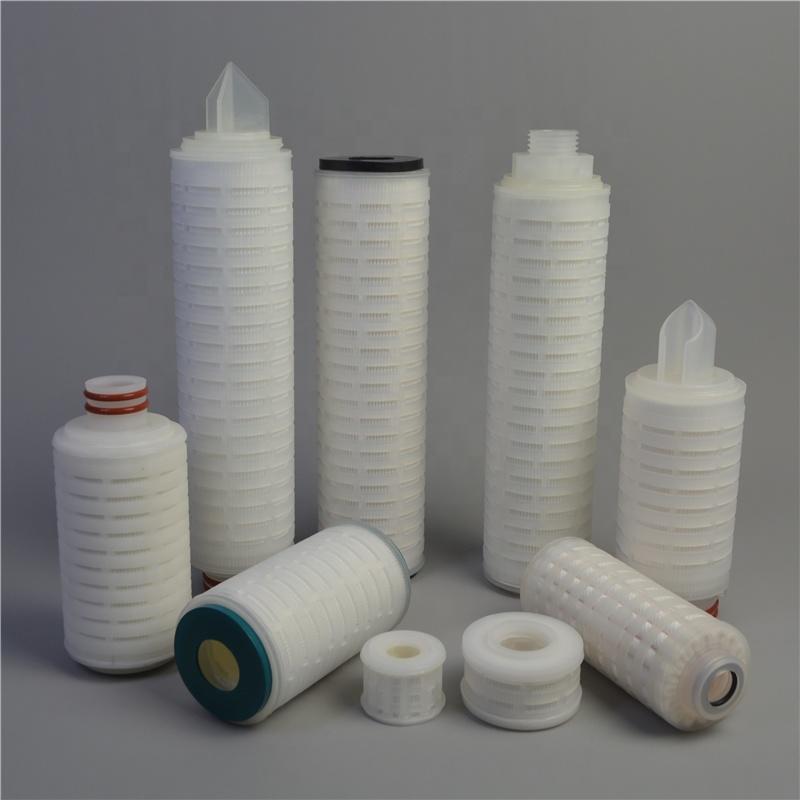 Guangdong Absolute rating 0.2 micropore fold ptfe filter element for gas/liquid filter with DOE/226/222