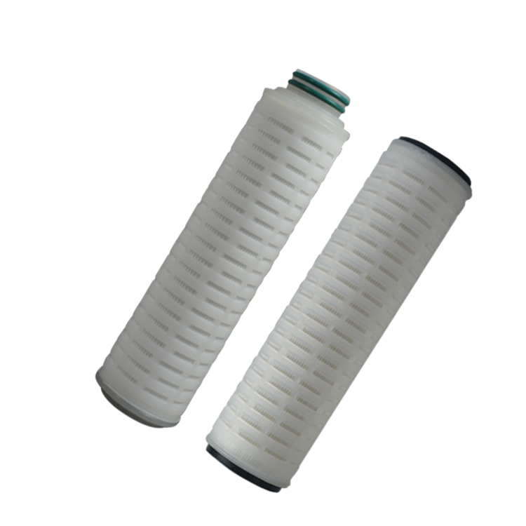 SOE pleated membrane media 0.1 0.2 0.45 microns PP/PTFE/PES/PVDF pleated filter element with 10 inch 222