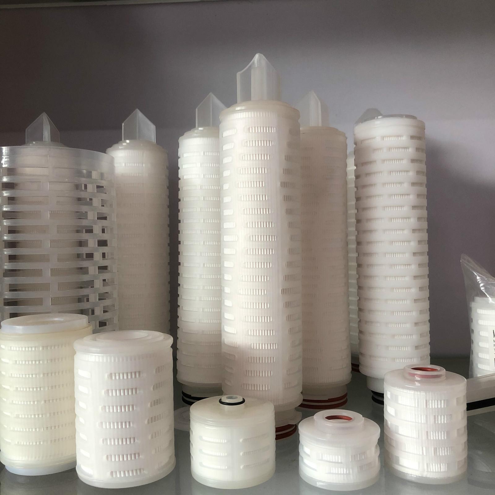 Efficient dust cartridge filter for water treatment purification