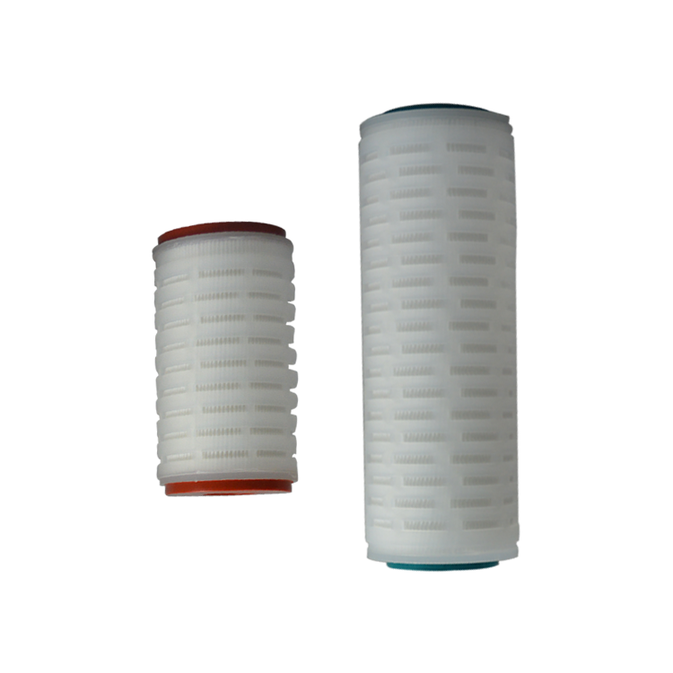 10 inch membrane pleated filter cartridge for liquid water filtration housing